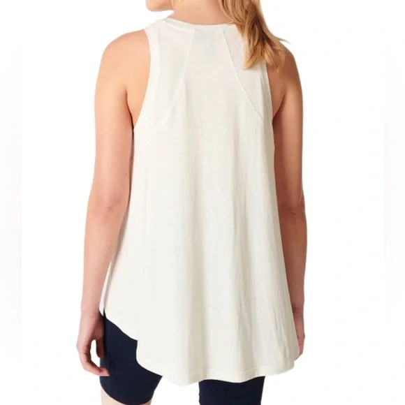 Sweaty Betty Lily White Easy Peazy Pima Tank Top - Picture 2 of 7